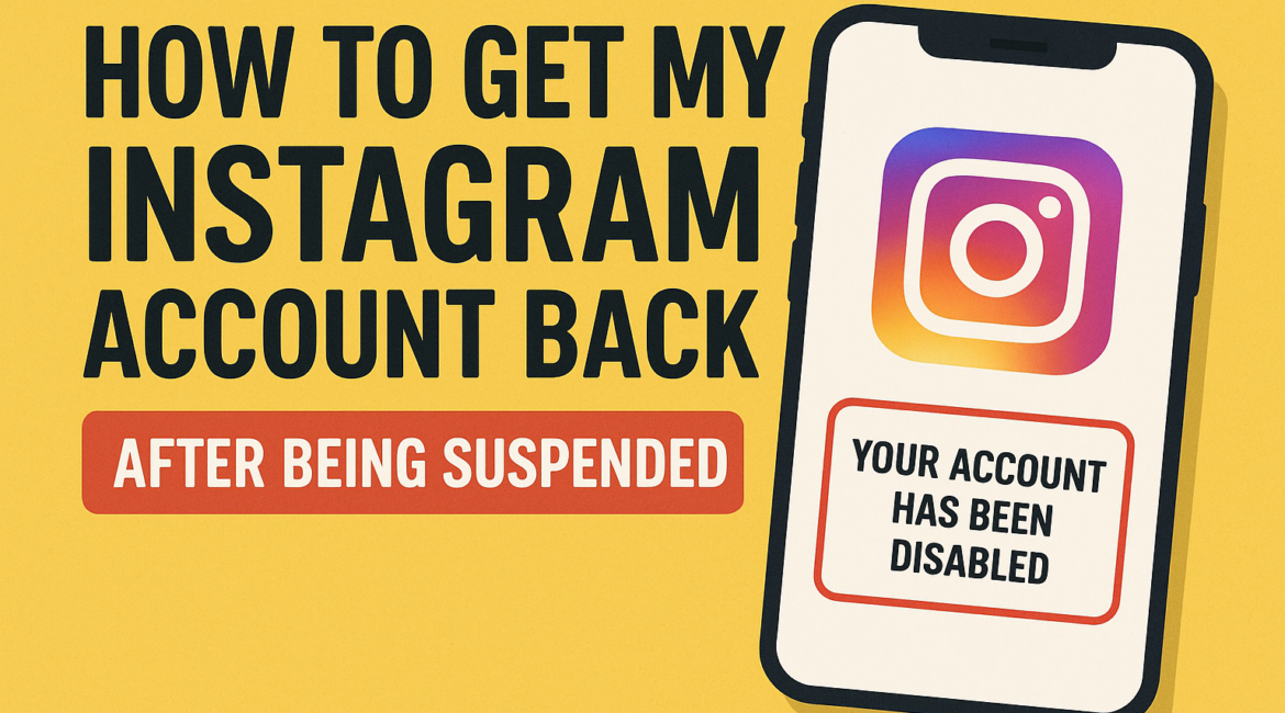 how to get my Instagram account back