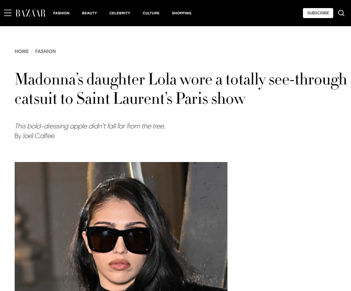 Get featured in harpar bazar