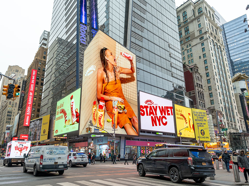 Get featured in Times Square Billboard