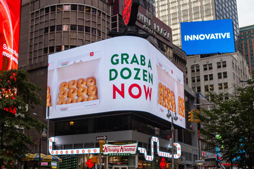 Get featured in Times Square Billboard