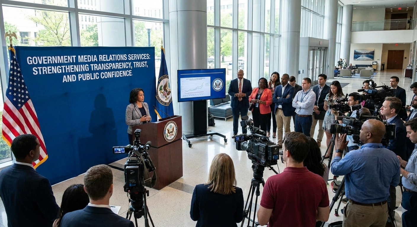 Government Media Relations Services: Strengthening Transparency, Trust, and Public Confidence