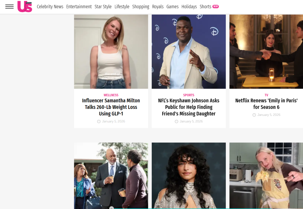 Get Published in US Weekly