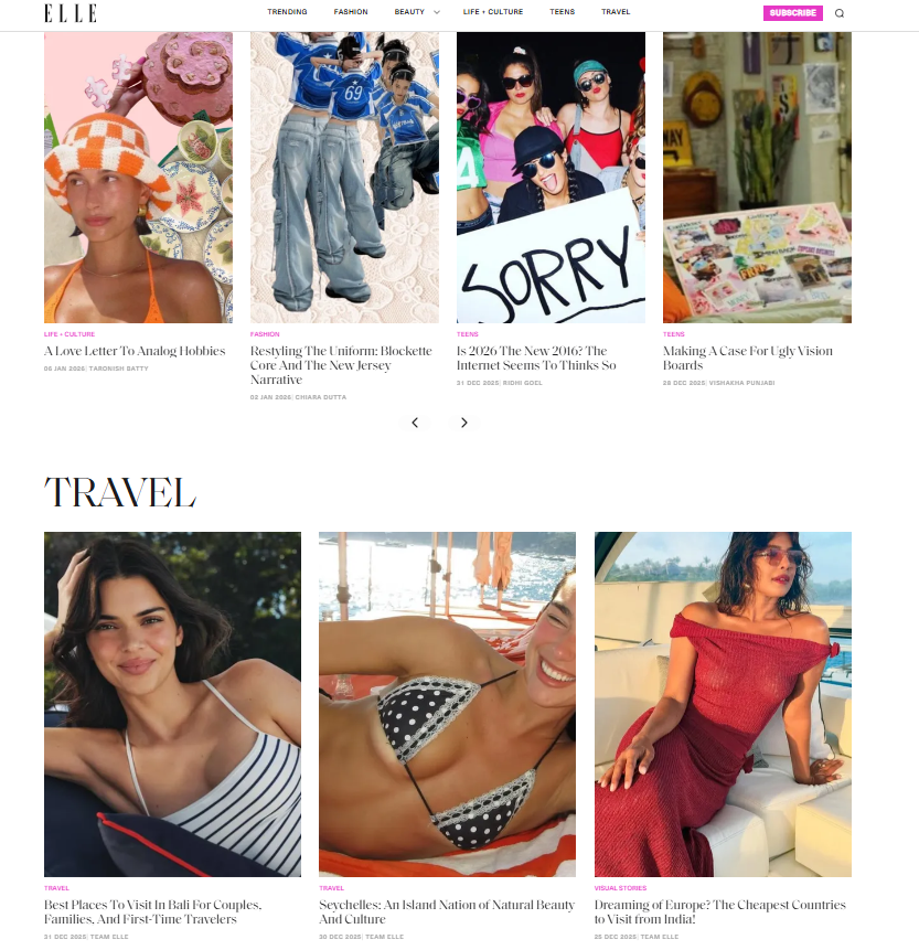 Get published in Elle