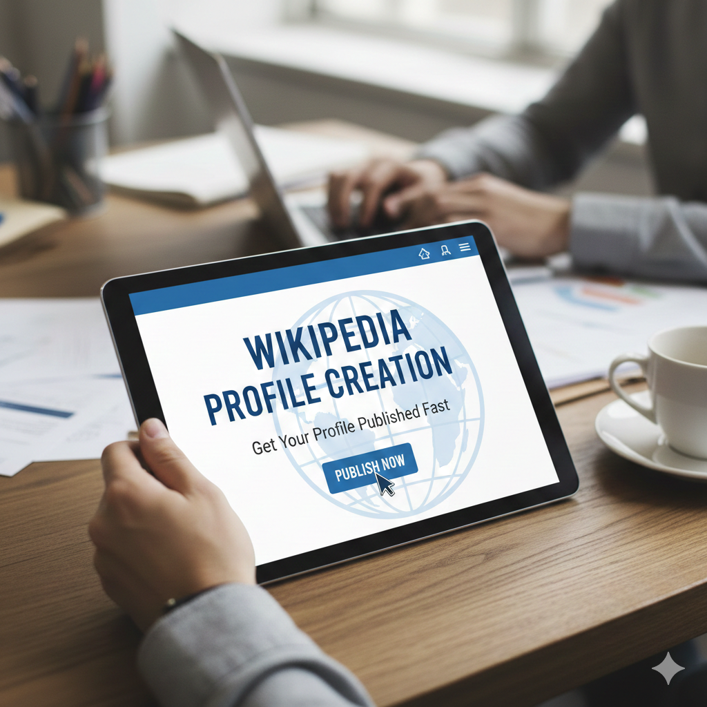 wikipedia profile creation​